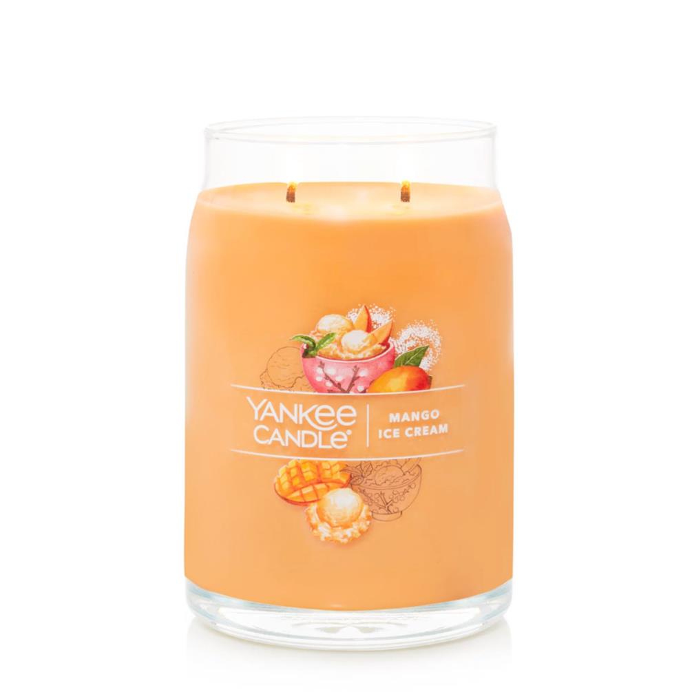 Yankee Candle Mango Ice Cream Large Jar Extra Image 1
